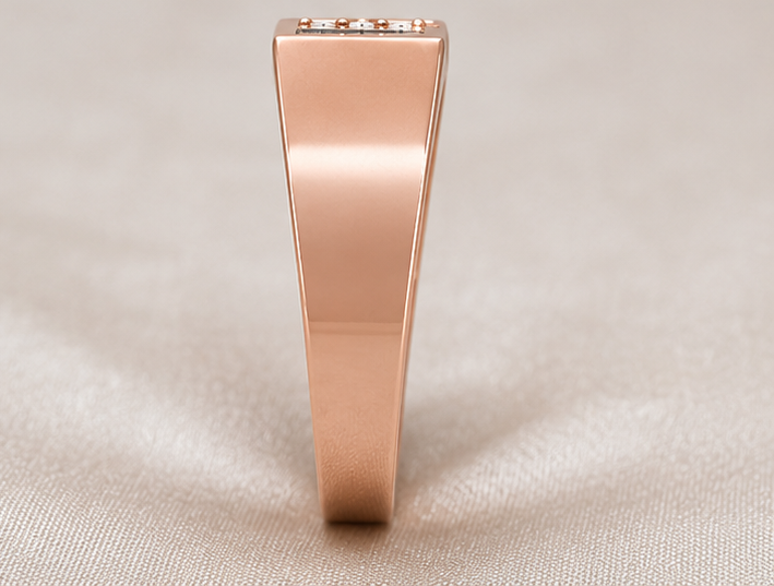 Gold Sublime Styled Casual Ring for Men