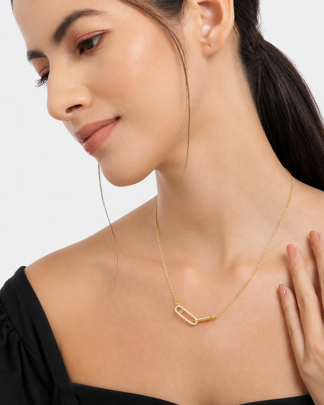 Cute Safety Pin Necklace For Women