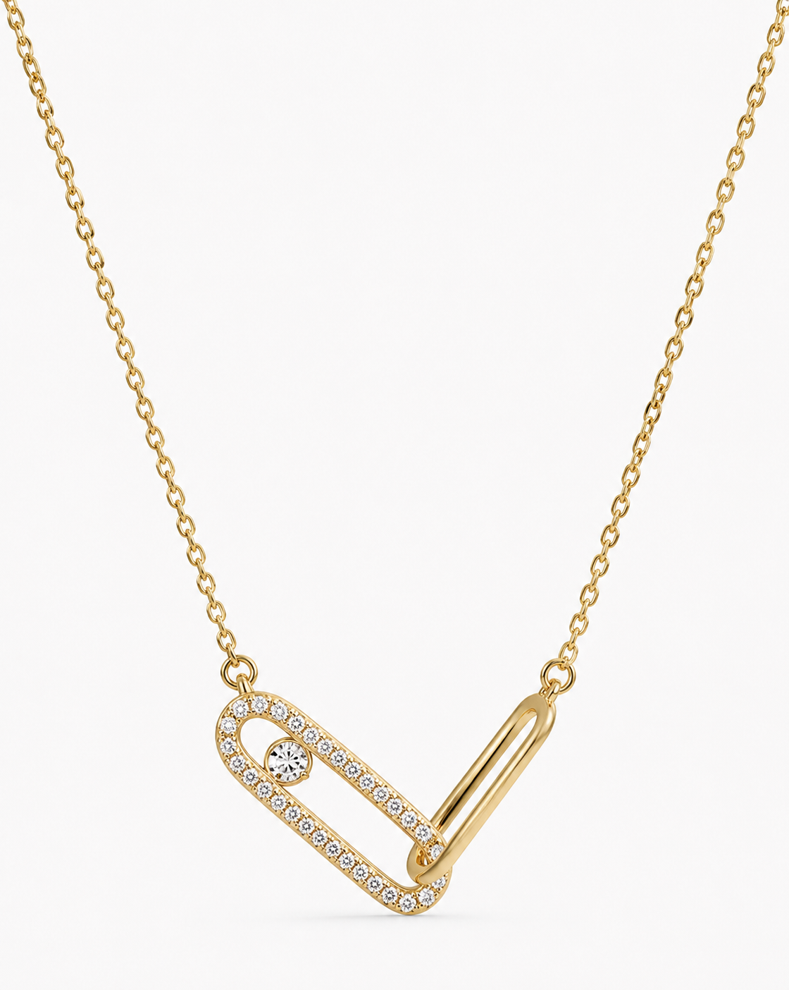 Cute Safety Pin Necklace For Women