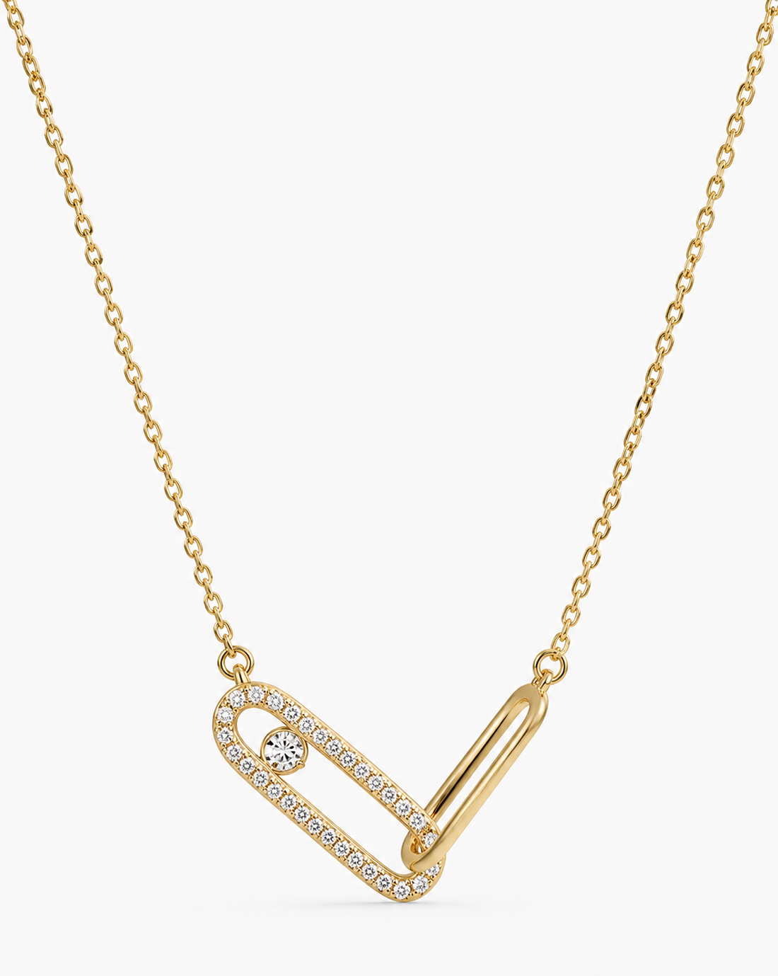 Cute Safety Pin Necklace For Women