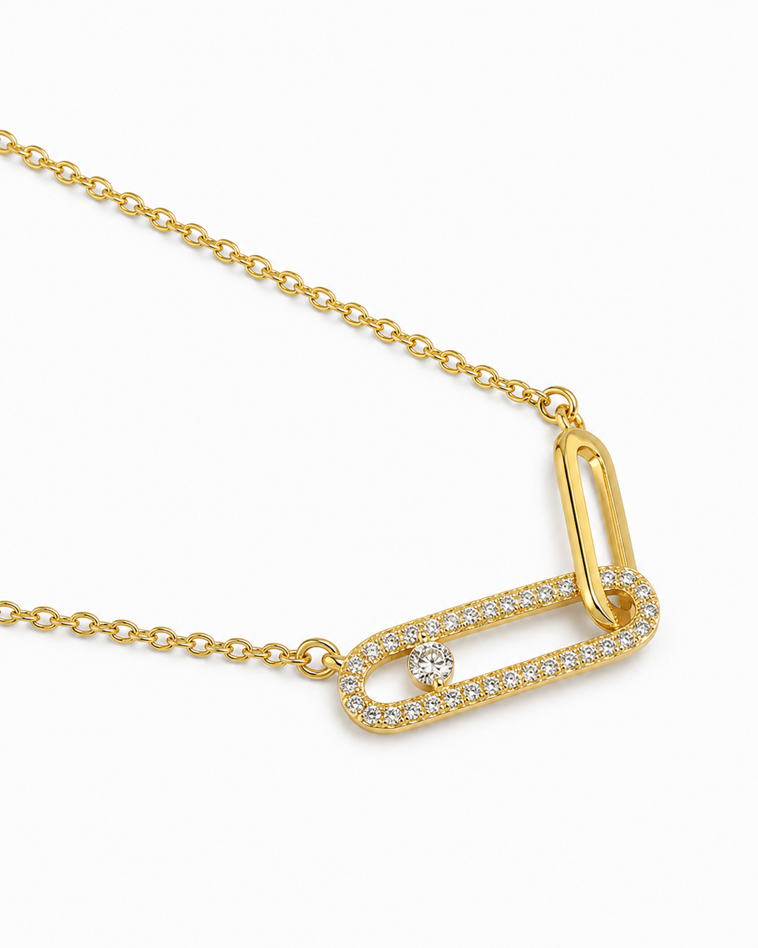 Cute Safety Pin Necklace For Women