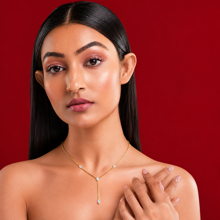 Golden   Grace   Y   Lab   Grown   Diamond   Necklace