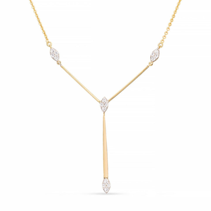Golden   Grace   Y   Lab   Grown   Diamond   Necklace